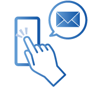 送付されるURLより無料登録