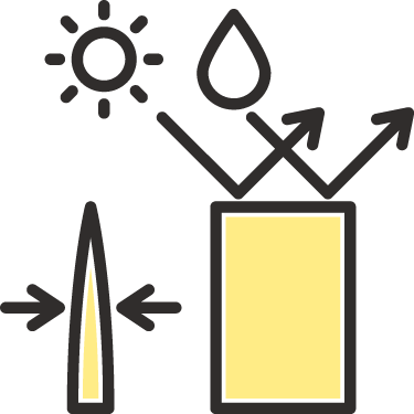 「パッケージ」で成分を守ります